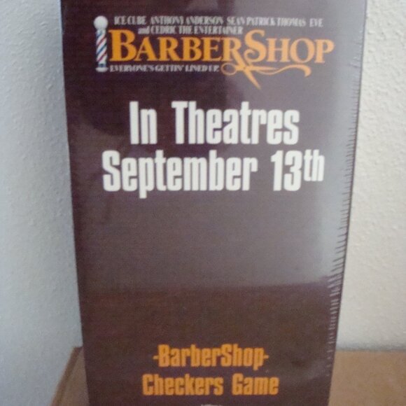 BARBERSHOP CHECKERS GAME - Picture 1 of 3